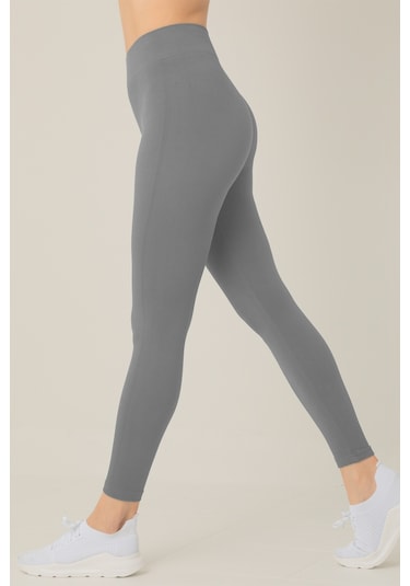 Doremi Seamless Dikişsiz Örme Yüksek Bel Sporcu Tayt-17286 001