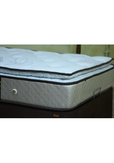 Bengimobilya Baza Başlık Ful Ortopedik Pamuk Pedli Yatak Tay Tüy Silinir Model (303443720)