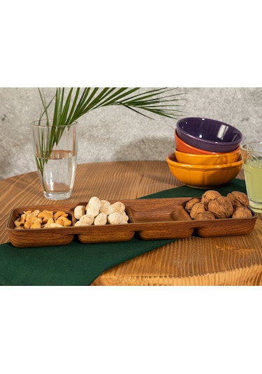 Madame Coco Marivi Dört Bölmeli Çerezlik 33cm 1plse047 10x33x2,5cm-std