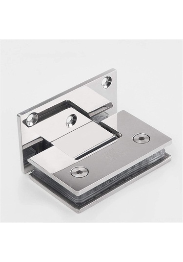 Maiyame Paslanmaz Çelik 304 Kalite Banyo Kapısı Menteşesi, 90 Derece Katlanır, Parlak Yüzey, Dayanıklı Ve Modern Tasarım