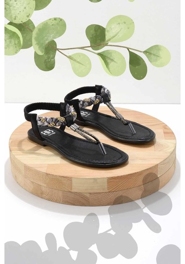 Siyah Kadın Sandalet K05625050609 Siyah