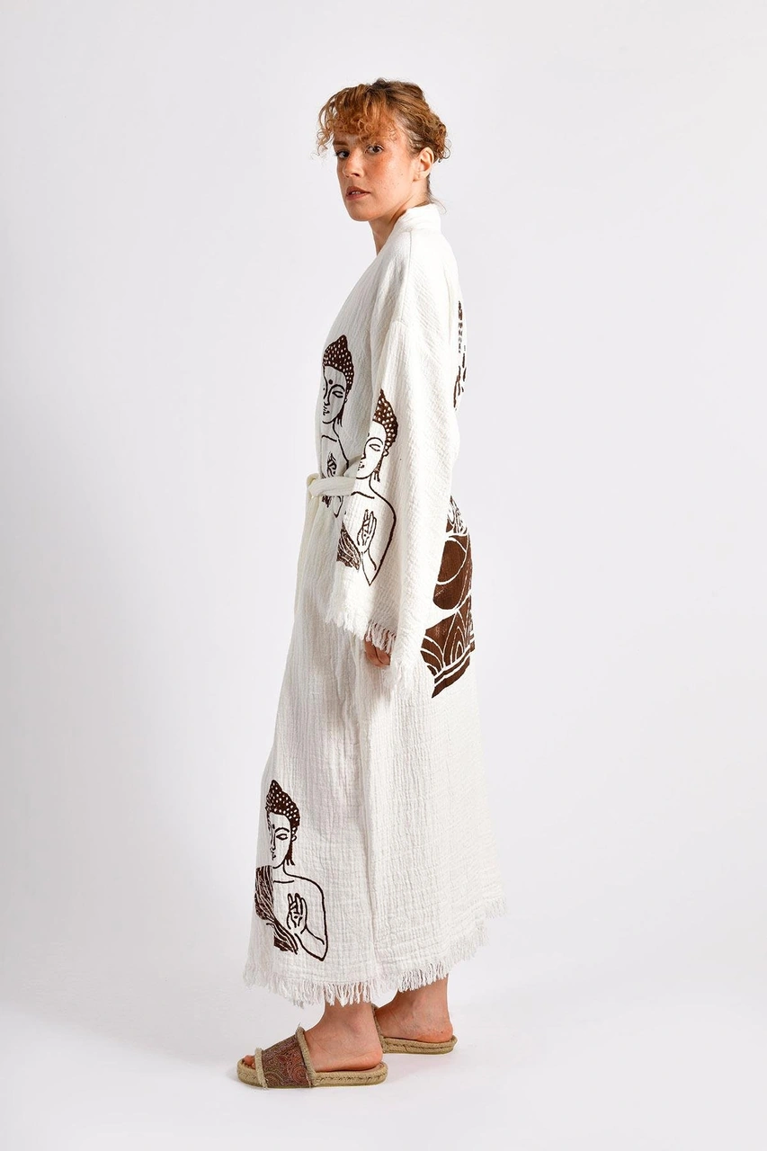 Brandsmithshop Naturel Serenity Buddha Kimono Çok Renkli