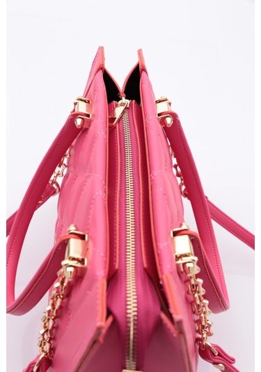 Dgn 657 Kadin Zincirli Çanta 657-2326-R0507 Fuşya