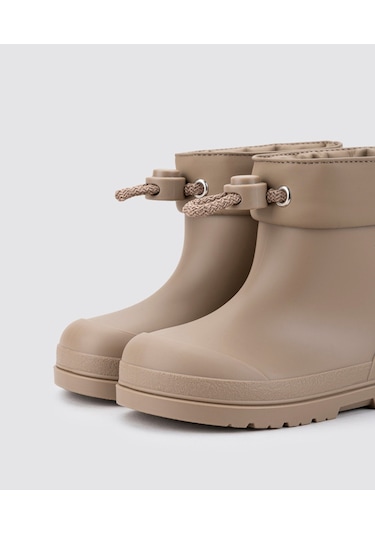 İgor Mendi Borrego Çocuk İçi Kürklü Kısa Yağmur Çizmesi Cc335 Kahve