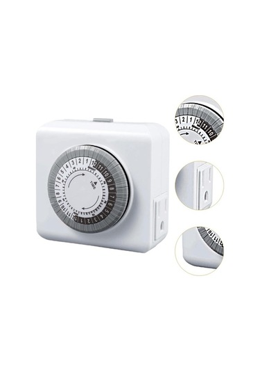 Pazly Zamanlayıcı Suntek Soketi Saat Mini Işıklar Ev Aletleri 24 Fd
