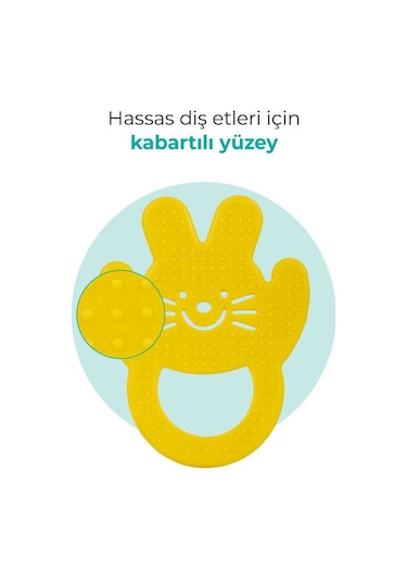 Mamajoo Yumuşak Diş Kaşıyıcı Sarı Tavşan