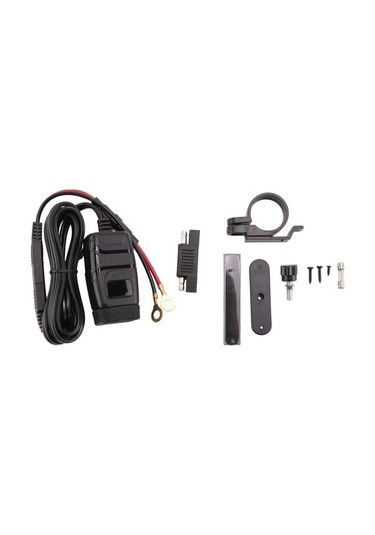 Novahub Usb+c Tipi Şarj Qc3.0 Motosiklet Kırmızı Cihazı Altın Hk Altın