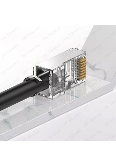Yüksek Performanslı Altın Kaplama Rj45 8p8c Cat7 Konnektör-2 Adet