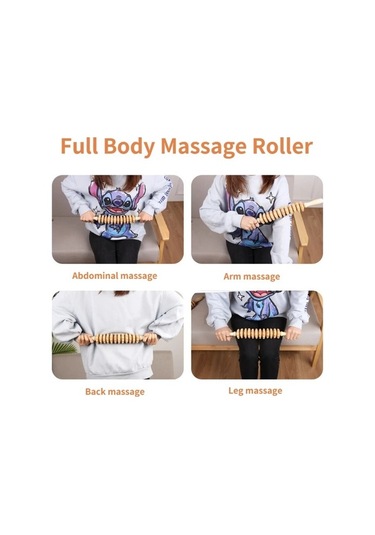 Ahşap-9 Tekerlek 9/12 Tekerlek Ahşap Terapi Rulo Masaj Aracı Kavisli Maderoterapia Colombiana Masaj Lenfatik Drenaj Kas Masajı Relax 70xfpr Çok Renkli