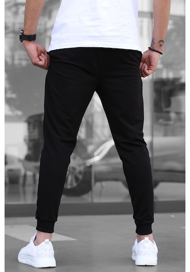Madmext Madmext Siyah Paçası Lastikli Erkek Eşofman 4821-siyah Siyah
