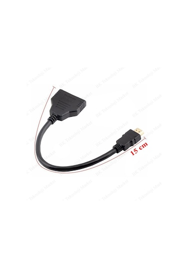 2 Port Hdmı Splitter Hdmı Çoklayıcı Kablo