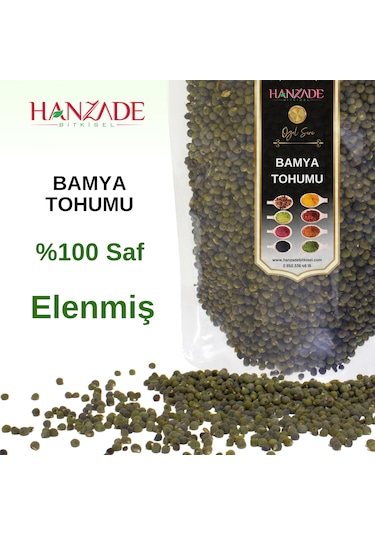Hanzade Bitkisel Bamya Tohumu 250 G