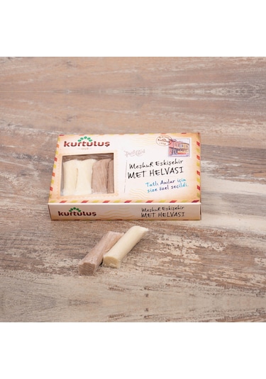 Kurtuluş Kuruyemiş Özel Kutu Met Helvası Sade ve Kakaolu 250 G