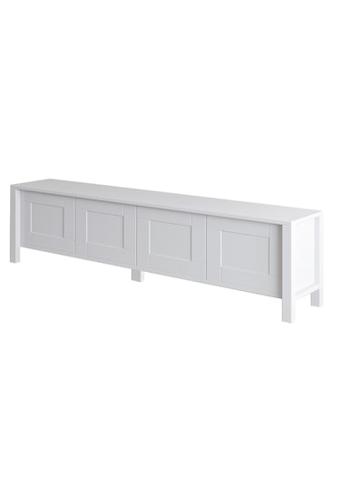 Vachel 4 Kapaklı Modern Tv Sehpası Beyaz