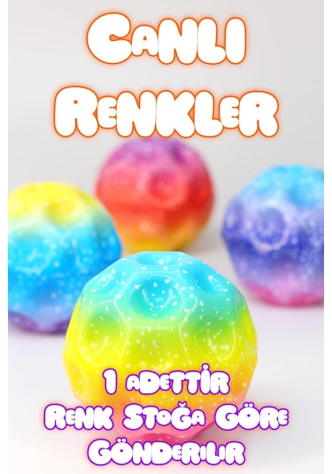 Yükseğe Zıplayan Top Moonball Galaksi Uzay Ay Topu Aşırı Zıplayan Moonball Bahçe Oyuncağı Gökkuşağı