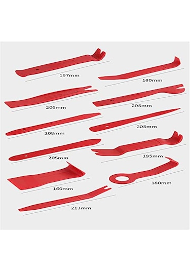 19 Parça Oto Döşeme Radyo, Klips Ve Trim Sökme Seti