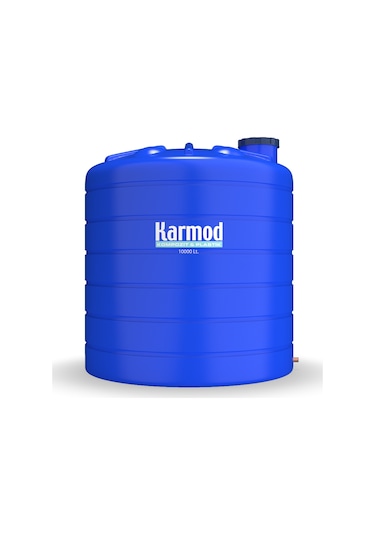 10 Ton Polietilen Dikey Su Deposu - Mavi