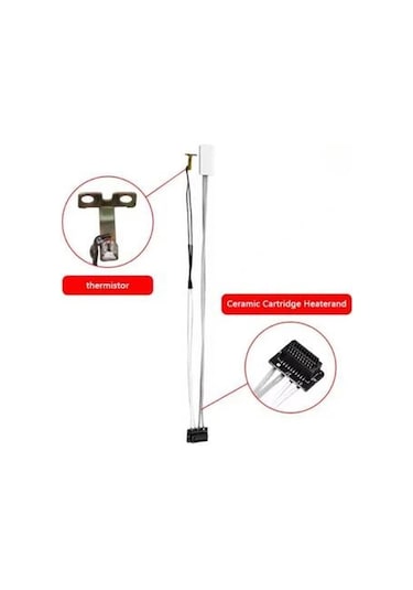 Bambu Lab A1/a1 Mini Seramik Isıtıcı Ve Sıcaklık Sensörü- 24v 50w
