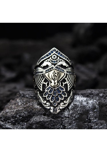 Islam Usta Tasarımı Kemankeş Gümüş Erkek Yüzük