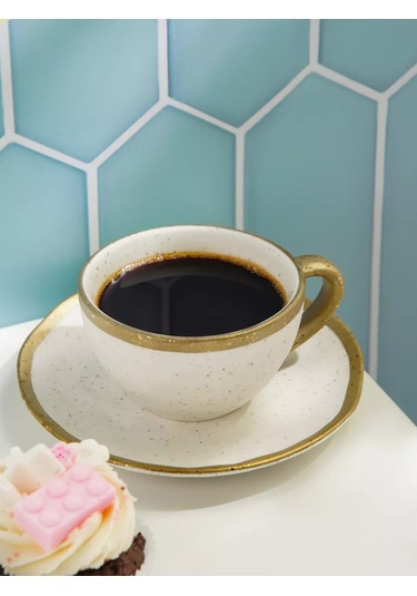 Magistro Hediye Poursephona 240 Ml Fincan Takımı İle Çay Fincanı 167786399 Bej