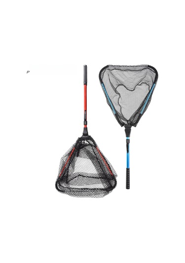 Mufunye Leo Aluminyum Alyuminyum Üçgen Katlanabilir Fly Fishing Av Ağı - Kırmızı Oksitli, Hafif Ve Dayanıklı, Kolay Taşınabilir Av Enstrümanı