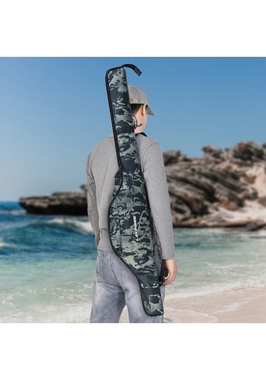 Dancemonkey Katlanabilir Olta Kamışı Çantası Balıkçılık Malzemeleri Saklama Çantaları Taşınabilir Olta Fishing Bag
