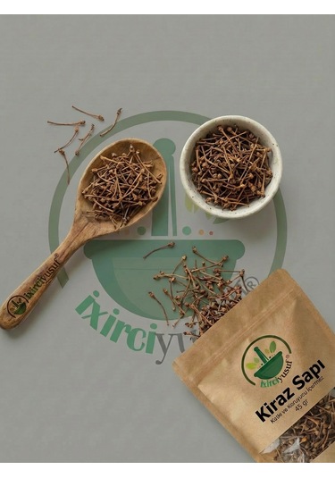 Kiraz Sapı Kiraz Sapı Çayı Cherry Stem Tea Cherry Stem Prunus Avium Doğal Kurutulmuş 45 G