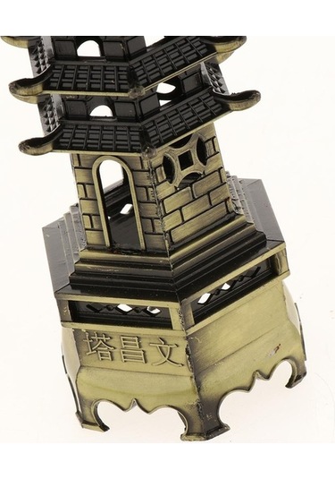 Pazly Wen Suntek Sanatları Modeli Kulesi El Çin Chang Bronz-18cm Xd