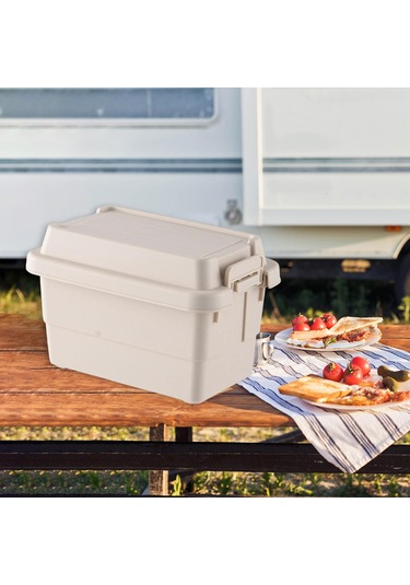 Suntek Açık Saklama Kutusu Kamp Seyahat Yürüyüş Bej Bej
