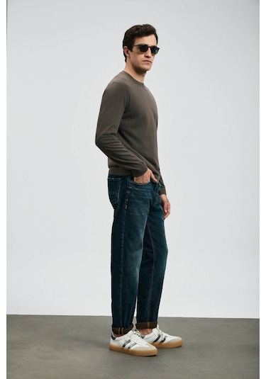 Lufian Chrıs Slim Fit Mavi Erkek Jean Pantolon 112200227 Mavi Lufian Chrıs Slim Fit Mavi Erkek Jean Pantolon 112200227 Mavi