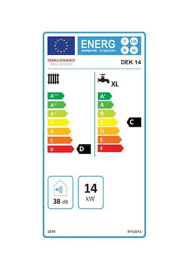 Termodinamik DEK 14 kW Monofaz Elektrikli Kombi