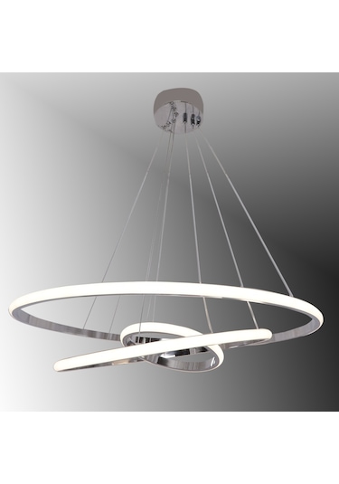 Tt300-3 Kr Tt Aydınlatma 3 Lü Krom Kaplama Sarı Işık Led Aviz Krom