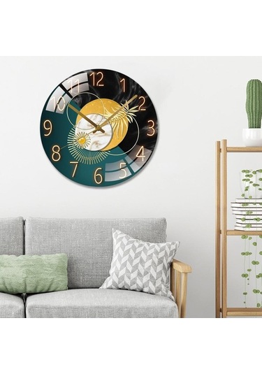 Pazly Yatak Suntek Sessiz Saati Odası Hassas Ev E E Duvar Dekoru 30cm Jm Çok Renkli