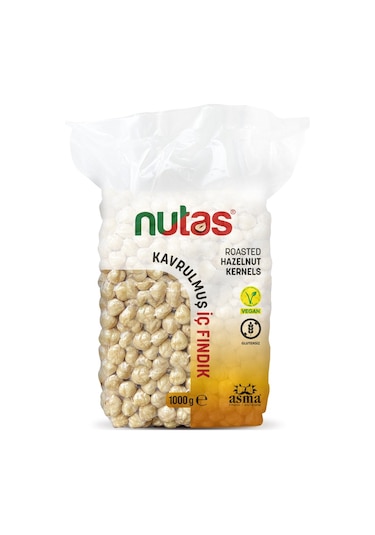 Nutas Kavrulmuş İç Fındık Vakum Paket 1 KG