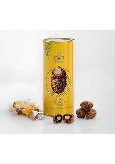 Crispy Çıtır Çikolatalı Fındık Kreması Dolgulu Hurma 200 Gr