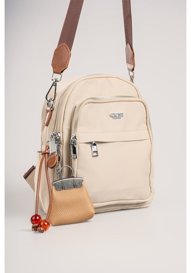 Ççs Kadın Sırt Çantası Ccs18024 Bej Bej