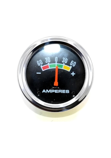 Ampermetre Metal Gövde 60x60 Ampullü Drop K911