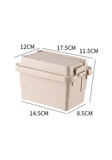 Suntek Açık Saklama Kutusu Kamp Seyahat Yürüyüş Bej Bej