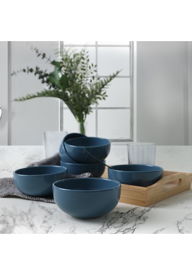 Keramika Mavi Bulut Kase 12 Cm 6 Adet 407
