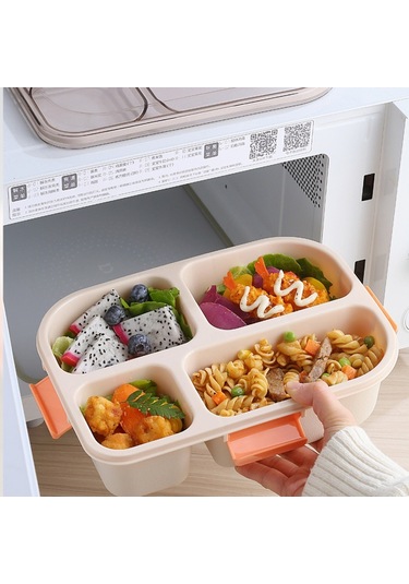 Sızdırmaz Bpa içermez Öğle Yemeği Için Bento Kutusu 1550 ML Pembe