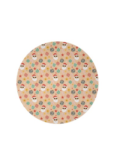 Noel Desenli 47 İnç Yuvarlak Flanel Battaniye, Yetişkin Ve Çocuk İçin, Yumuşak, Rahat Ve Hafif Noel Baba Noel Diskoli