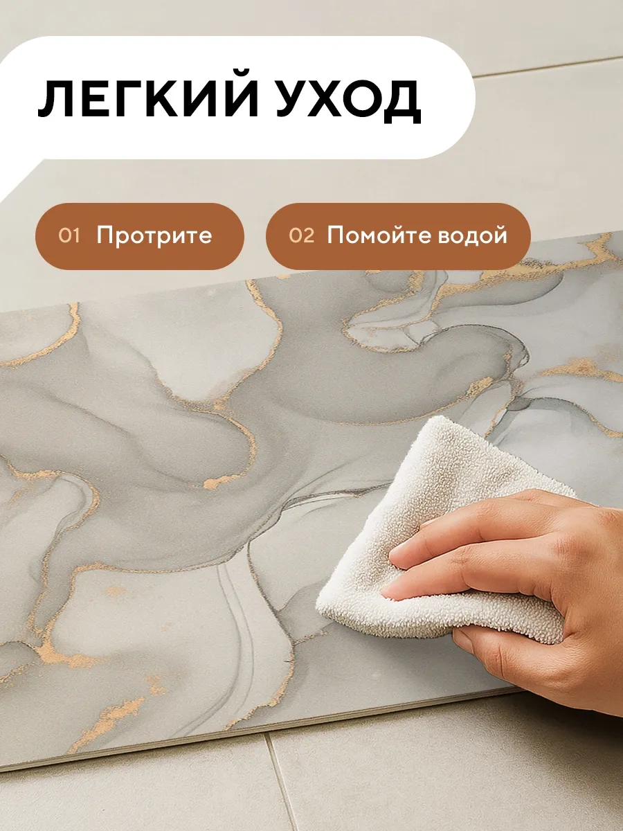 Conflate Banyo Ve Tuvalet İçin Hızlı Kuruyan Diatomit Paspas 230832073 Açik Gri