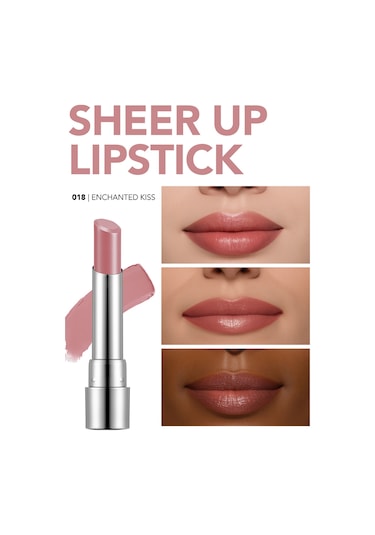 Flormar Sheer Up Yarı Transparan & Parlak Bitişli Nemlendirici Ruj 018 Enchanted Kiss