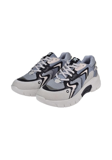 Pullman Kadın Spor Ayakkabı Sneaker Sms-51166 Gri Siyah-gri Siyah Gri - Siyah