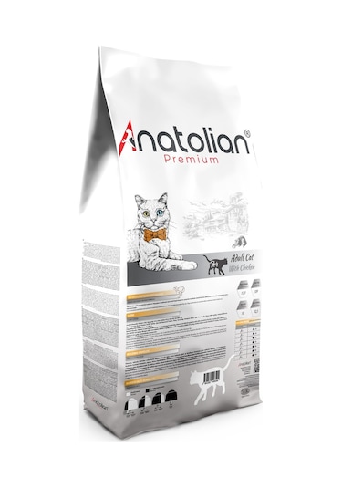 Anatolian Premium Tavuklu Yetişkin Kedi Maması 10 KG