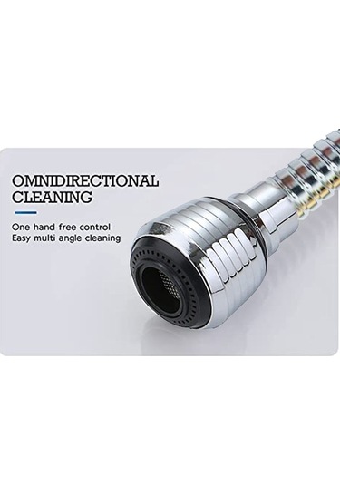 Bosphorusboutique02 Optimize Edilmiş Başlık: Hortumlu Lavabo Bataryası Püskürtücü Musluk Filtresi Krom