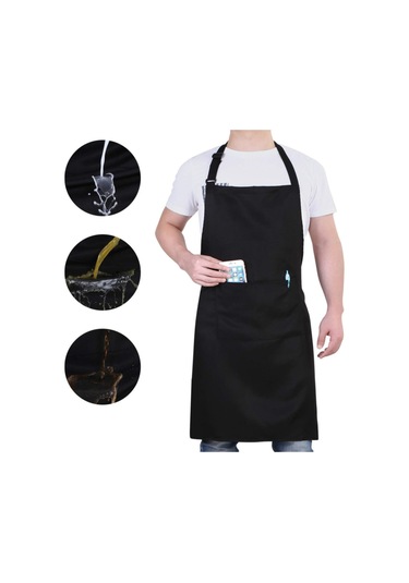 WaterProof Bulaşıkçı Önlüğü Askılı Leke Su Tutmaz Nano Cepli