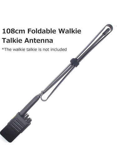 Jokmae Kask Telsiz Seti At-108 Telsiz Anteni 108cm Katlanır Anten Sma-dişi Arayüz Yüksek Kazanç Geniş Uygulama Aralığı