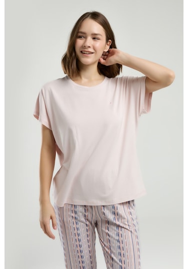 Pierre Cardin Kadın Pembe Pijama Takımı Pc8955-s-v1 Pembe