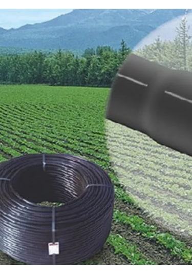 16 Mm Çaplı, 50 Mm Delik Aralıklı Damlama Hortumu Delikli 250 Metre